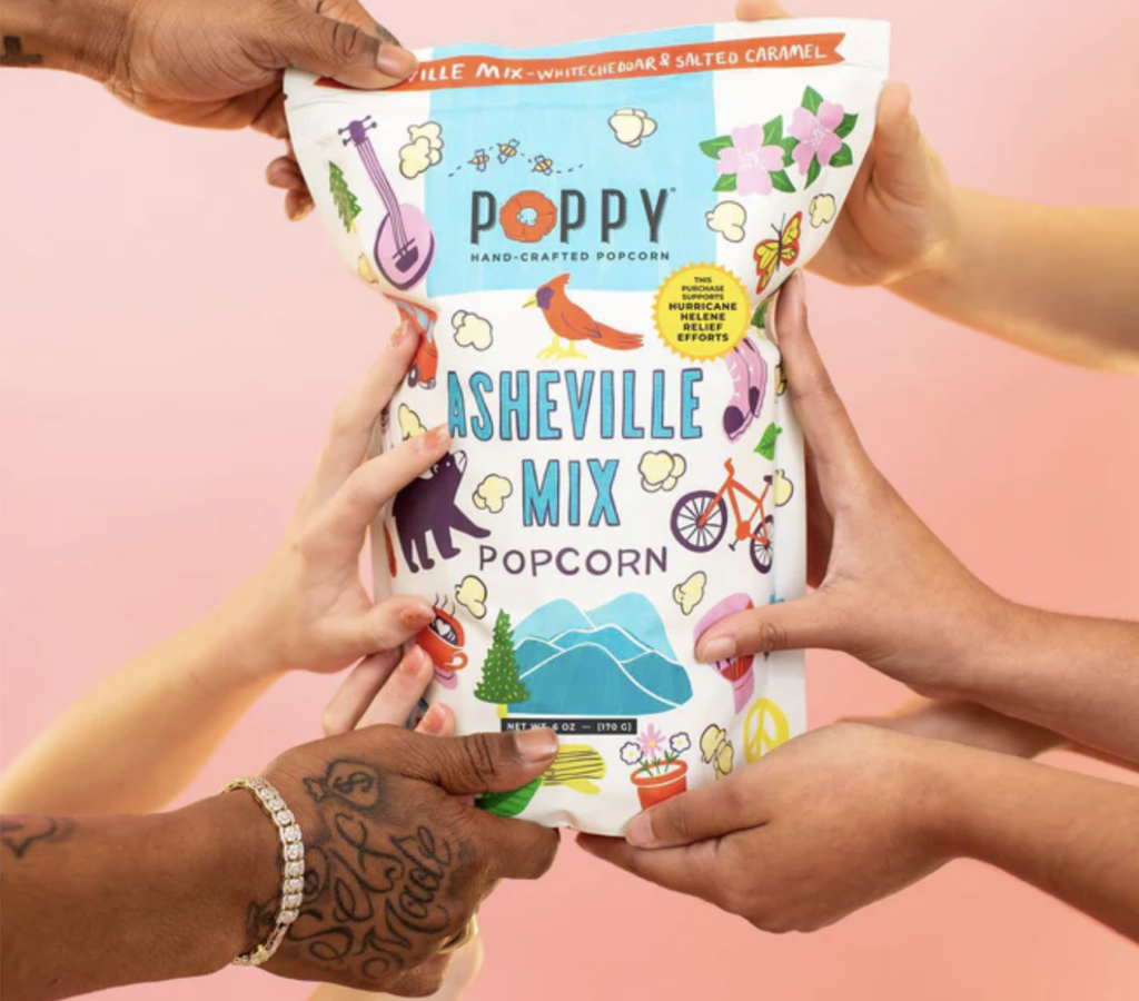 Poppy Hand-Crafted Popcorn shop local support Asheville businesses blog post by Rachel Marie Photography, Asheville and Hendersonville NC family photographer